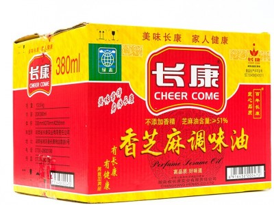 380ML香芝麻调和油 食用调和油 厂家直销量大批发调和油图4