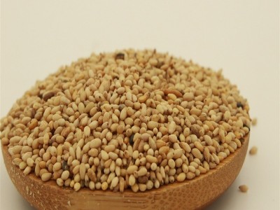 熟芝麻粒50斤共香味来炒熟白芝麻粒粗细熟芝麻图5