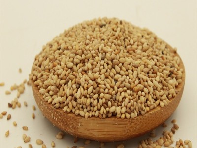 熟芝麻粒50斤共香味来炒熟白芝麻粒粗细熟芝麻图2