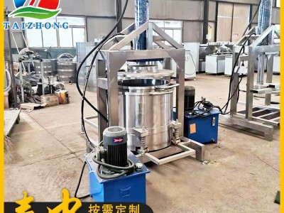 液压式果蔬脱水压榨机 葡萄酒糯米酒酵素榨汁设备 果酒过滤压榨机图4