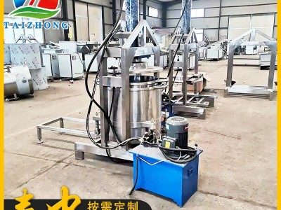 液压式果蔬脱水压榨机 葡萄酒糯米酒酵素榨汁设备 果酒过滤压榨机图5