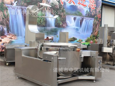 中润莜麦面粉炒锅 全自动馅料搅拌锅 凉粉酥油茶加工炒制机器设备图4