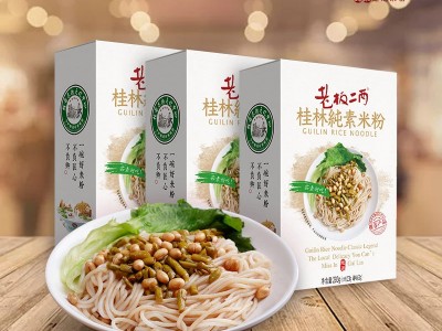 桂林全素大米米粉纯素风味粉无荤佛家米粉水煮型粉丝图4