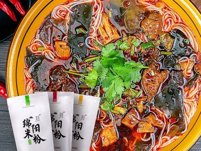吃在途中四川绵阳米粉老开元牛肉肠鸡汤米线速食米线245g支持代发图4