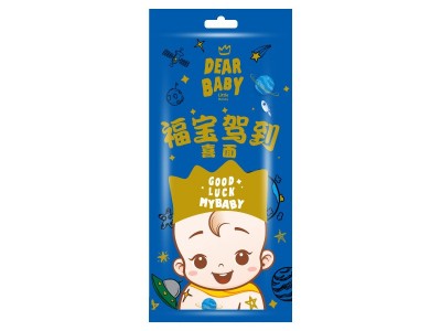新款福宝驾到180g满月生日回礼面条整箱喜庆喜面小包装龙须挂面图4