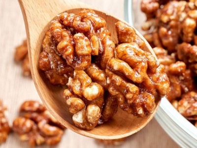 琥珀核桃仁500g蜂蜜坚果罐装干果仁小零食纸皮新货山核桃仁散装图2