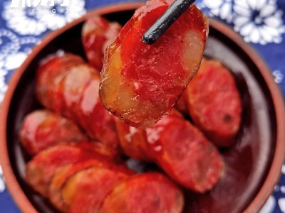 湘西特产正宗木房子品牌烟熏香肠腊肠肥瘦均匀瘦肉条厂家直销批发图3