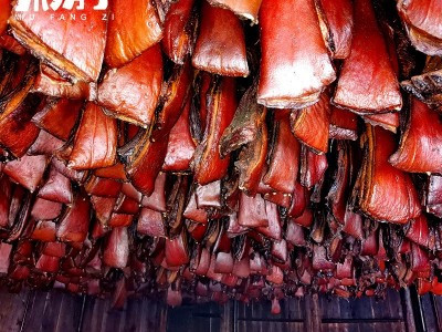 湖南湘西特产正宗木房子品牌烟熏土猪五花肉腊肉厂家直销批发图3