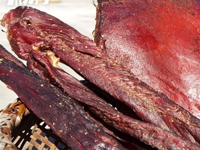 湖南湘西特产正宗木房子品牌柴火烟熏腊牛肉厂家直售批发图3