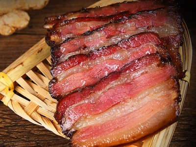 农家柴火烟熏五花腊肉批发250g一餐量试吃装湖南腌咸肉五花腊猪肉图3
