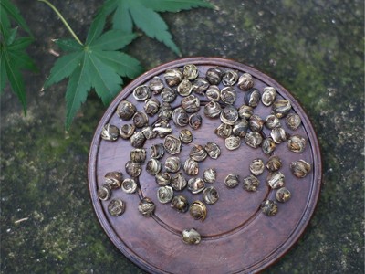 绿茶茶叶 横县茉莉花茶艺福堂茉莉香珠罐装包邮批发厂家直销图3