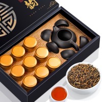 批发金骏眉浓香茶叶2021新茶蜜香型武夷桐木关红茶礼盒装带茶具