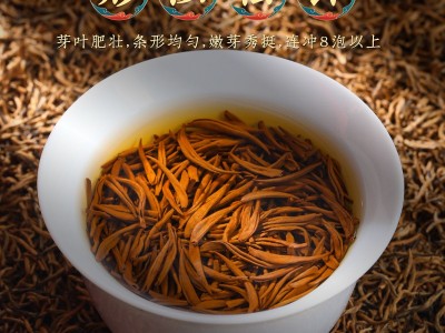 批发金骏眉浓香茶叶2021新茶蜜香型武夷桐木关红茶礼盒装带茶具图5