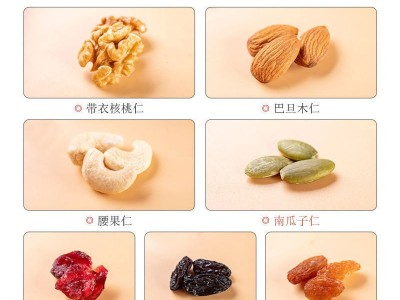 每日坚果罐装250g多种什锦混合儿童网红干果仁袋装50好吃零食组合图2