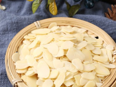 现货整箱杏仁片10kg 扁桃仁片烘焙原料巴旦木片蛋糕西点装饰材料图3