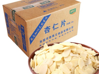 现货整箱杏仁片10kg 扁桃仁片烘焙原料巴旦木片蛋糕西点装饰材料图4