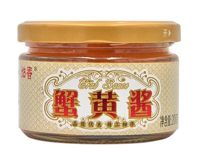 姑香蟹黄酱110g即食餐饮商务装调味品西餐寿司烘焙食材源头厂家图5