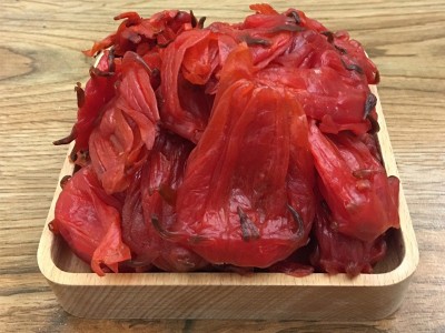 厂家批发 酸甜果干 玫瑰花凉果 洛神花干脯 蜜饯散装休闲食品图3