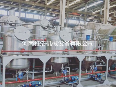 榨油机 炼油机 国家一级油精炼设备 小型精炼设备厂家直销图3