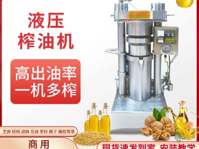 乐发全自动液压榨油机厂家油坊新型芝麻香油机设备商用立式榨油机图2