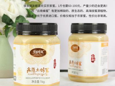 雪域蜂源云南高原土蜂蜜结晶蜜专柜同款批发图3