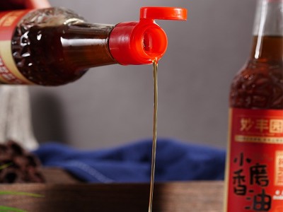 妙丰园芝麻油400ml瓶装调味凉拌菜小磨麻油调味香油厂家直供图3