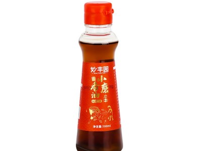 妙丰园小磨芝麻香油100ml*6瓶礼盒装家用凉菜拌菜火锅调味麻油图5