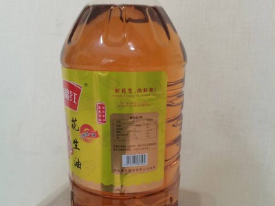 厂家供应现货多款可选 醇香 满疆红浓香型压榨花生油5L图3