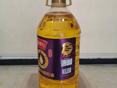 厂家供应现货满疆红食用花生调和油（花生27%葵油20%）5L图3