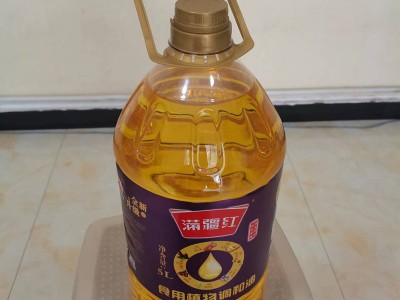 厂家供应现货满疆红食用花生调和油（花生27%葵油20%）5L图2