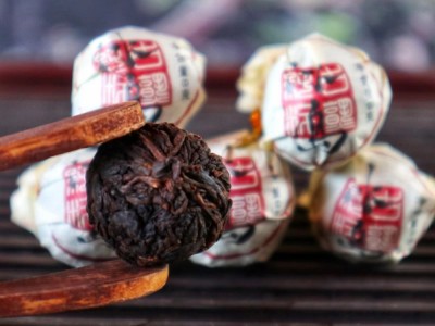 云南普洱熟茶2018冰岛熟茶龙珠8克临沧冰岛片区原料 勐海厂家直发图3