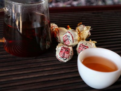 云南普洱熟茶2018冰岛熟茶龙珠8克临沧冰岛片区原料 勐海厂家直发图4
