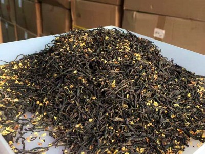 桂花金骏眉桂花正山小种桂花茶桂花香散装桂花红茶批发500g图4