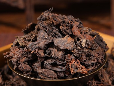 春普洱老茶头 云南勐海普洱熟茶散装500g自然沱散茶叶图2