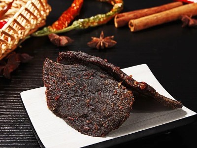 湖岭牛肉干温州特产手撕黄牛肉大片桶装批发零食小吃即食图3