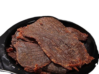 湖岭牛肉干温州特产手撕黄牛肉大片桶装批发零食小吃即食图5
