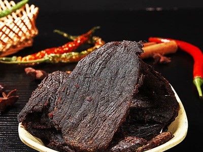 湖岭牛肉干温州特产手撕黄牛肉大片桶装批发零食小吃即食图4
