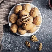 炒核桃奶香椒盐薄皮新疆纸皮核桃 送夹子 新货坚果零食批发熟核桃