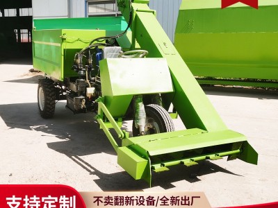 肉牛场三轮清粪车全自动收铲粪机自卸小型牛粪羊粪清理车畜牧养殖图2