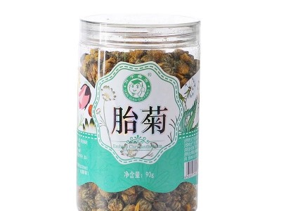 菊花 桐乡胎菊 菊花茶罐装花草茶批发 杭白菊花蕾花草茶批发图5