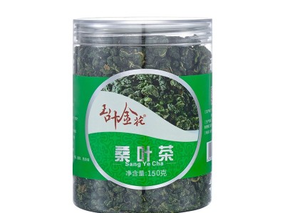 玉叶金花罐装150g新鲜采摘冻干工艺制作四川霜后桑叶茶代用养生茶图4