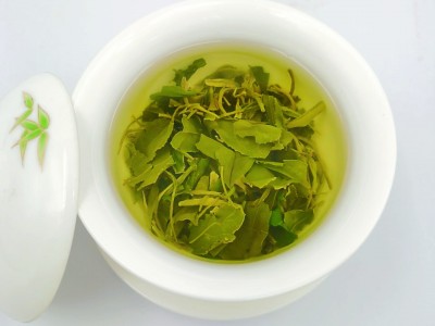 绿茶高山云雾茶松阳香茶豆香炒茶 2022春茶日照绿茶茶叶散装批发图2