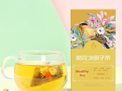 菊花决明子茶袋泡茶 牛蒡茶三角茶包金银花菊花茶熬夜茶图4