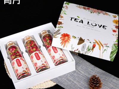 瓶装花茶玫瑰花茶茉莉花组合 花果茶礼盒装批发金银花茶图4