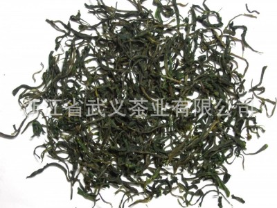 厂家直供浙江十大名茶2022年武阳春雨绿茶高山茶毛峰批发图3