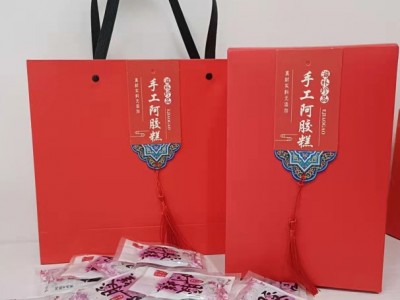 山东特产东阿原产阿胶片阿胶糕手工小锅熬制即食阿胶糕图2