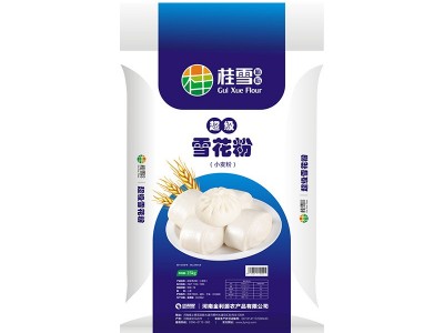 厂家直供桂雪牌雪花粉25kg 馒头包子花卷专用面粉 小麦粉批发图4