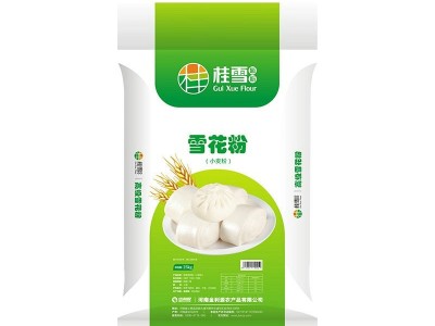 桂雪牌雪花粉50斤 包子馒头花卷专用 雪花小麦粉厂家批发图2