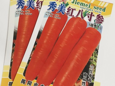 10克八寸参胡萝卜种子 红肉萝卜三红胡萝卜 秋播阳台田园蔬菜种子图5