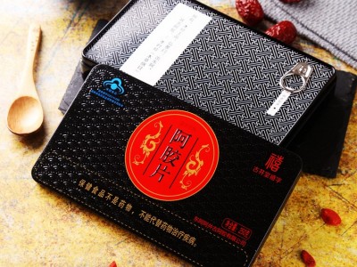 东阿厂家批发山东阿胶块驴皮阿胶蓝帽健字号阿胶片250克一件代发图3